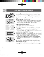 Preview for 4 page of Philips SVC2330/10 Instructions For Use Manual