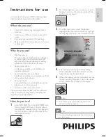 Preview for 1 page of Philips SVC2340/10 Instructions For Use Manual