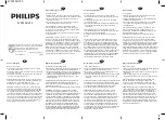 Preview for 1 page of Philips SVC3225G/10 User Manual