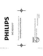 Preview for 1 page of Philips SVC4255G/17 Manual