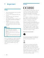 Preview for 4 page of Philips SW100M User Manual