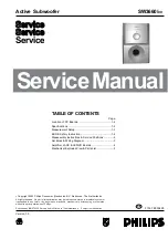 Philips SW3660/00 Service Manual preview