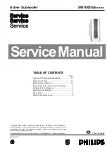 Philips SW7000SA/00S Service Manual preview