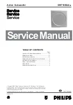 Philips SW7100SA Service Manual preview