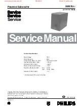 Philips SW970/17 Service Manual предпросмотр