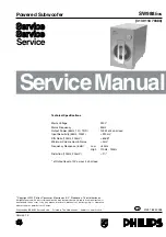 Предварительный просмотр 1 страницы Philips SW988/00S Service Manual