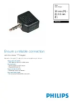 Preview for 1 page of Philips SWA2037 Specifications