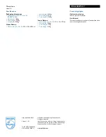 Preview for 2 page of Philips SWA2080W Specifications