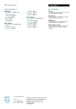 Preview for 2 page of Philips SWA2087 Specifications