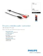 Philips SWA2112W Specification Sheet preview