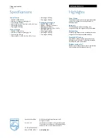 Preview for 2 page of Philips SWA2311W Specifications