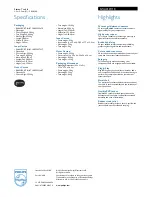 Preview for 2 page of Philips SWA3527 Specifications