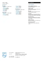 Preview for 2 page of Philips SWA3552 Specifications