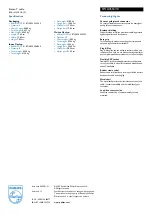 Preview for 2 page of Philips SWA3553 Specifications