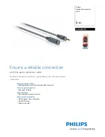 Предварительный просмотр 1 страницы Philips SWA4532W Specifications