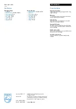 Preview for 2 page of Philips SWA5560 Specifications