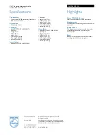 Preview for 2 page of Philips SWN1101 Specifications