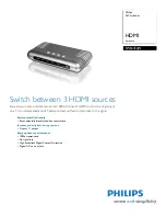 Philips SWS3434W Specifications preview