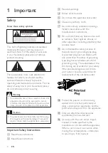 Preview for 4 page of Philips SWS3435 User Manual