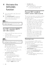 Preview for 8 page of Philips SWS3435 User Manual