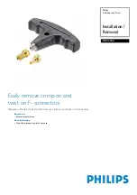 Preview for 1 page of Philips SWV2040 Specifications