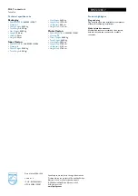 Preview for 2 page of Philips SWV2128 Specifications