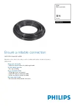 Preview for 1 page of Philips SWV2218 Specifications