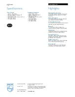 Preview for 2 page of Philips SWV2432T Specifications