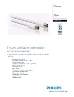 Предварительный просмотр 1 страницы Philips SWV2516W Specifications