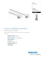 Предварительный просмотр 1 страницы Philips SWV2938W Specifications