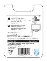 Предварительный просмотр 1 страницы Philips SWV3461S/17 Datasheet