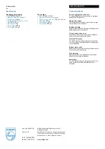 Preview for 2 page of Philips SWV3504W Specifications