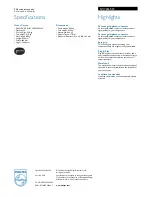 Preview for 2 page of Philips SWV3561 Specifications