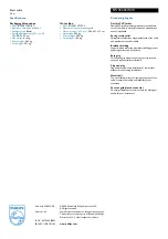 Preview for 2 page of Philips SWV3603W Specifications