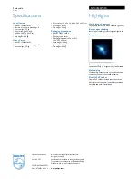 Preview for 2 page of Philips SWV4543W Specifications