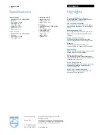 Preview for 2 page of Philips SWV6681 Specifications