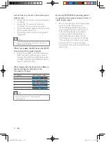 Preview for 20 page of Philips SWW1800/12 User Manual