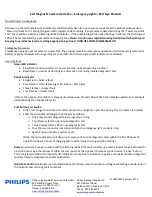 Preview for 5 page of Philips Symmetry Series Assembly, Installation And Operating Instructions