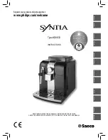 Philips Syntia HD8833 Instructions Manual preview