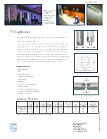 Preview for 2 page of Philips T1 LightLine 300 Specifications