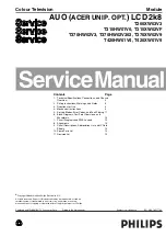 Philips T260XW03V3 Service Manual preview