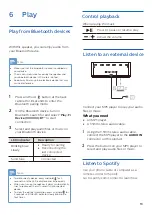 Предварительный просмотр 13 страницы Philips TAW6505 User Manual