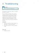 Предварительный просмотр 10 страницы Philips TCI360/12 User Manual