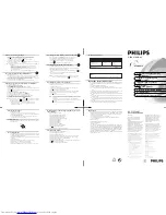 Preview for 1 page of Philips TD9363 User Manual