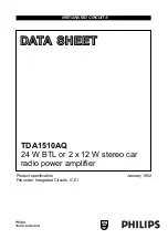 Philips TDA1510AQ Datasheet preview