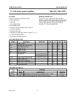 Предварительный просмотр 2 страницы Philips TDA1517 Datasheet