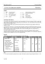 Preview for 4 page of Philips TDA1521A Datasheet