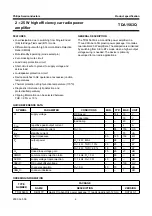 Preview for 2 page of Philips TDA1563Q Datasheet