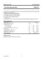 Предварительный просмотр 2 страницы Philips TDA2611A Datasheet