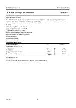 Предварительный просмотр 2 страницы Philips TDA2613 Datasheet